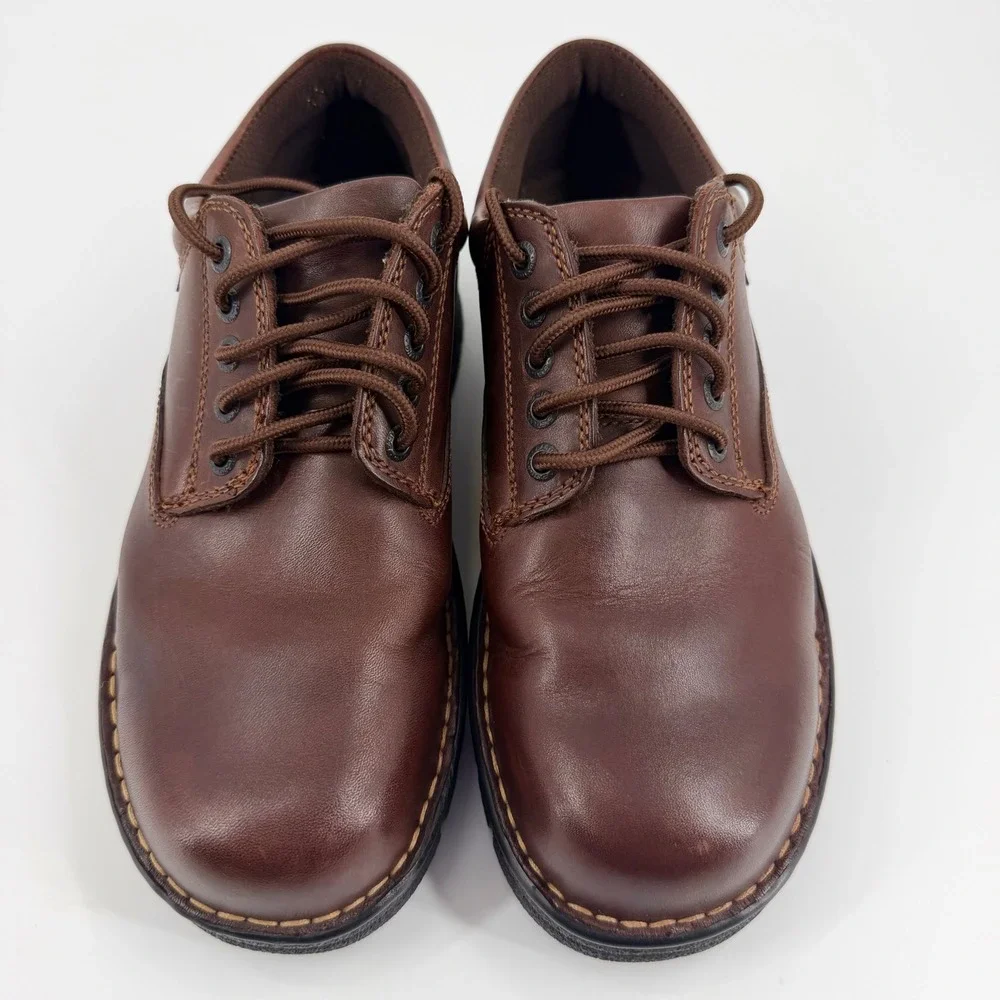 Eastland Plainview Men's Brown Leather Oxford Comfort Shoes Size 8.5 Wide W